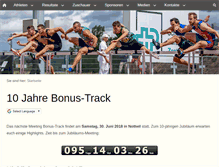 Tablet Screenshot of bonus-track.ch